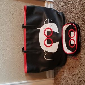 Like New Disney Edna Mode Large Tote Bag and Small Zippered Bag